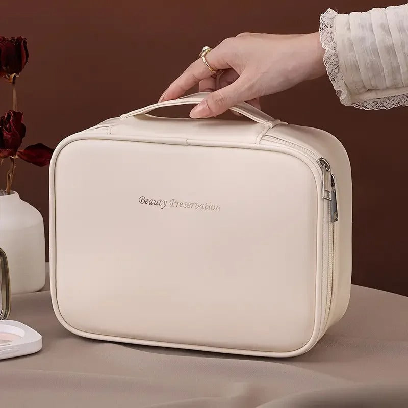 Large Capacity Waterproof PU Cosmetic Bag