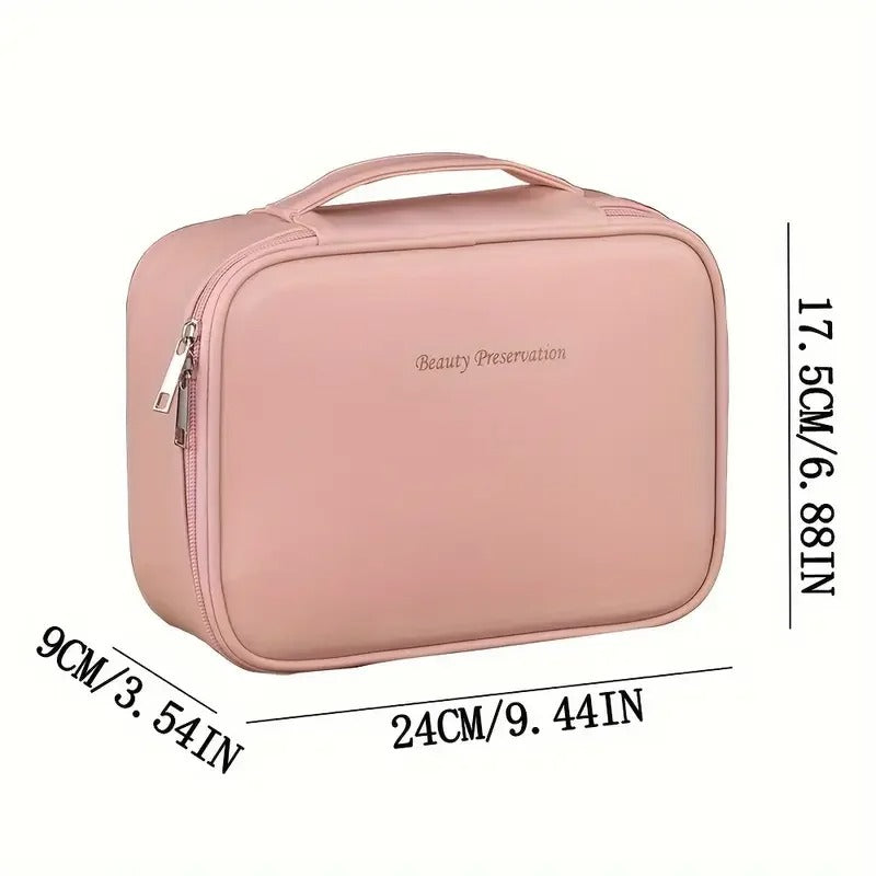 Large Capacity Waterproof PU Cosmetic Bag