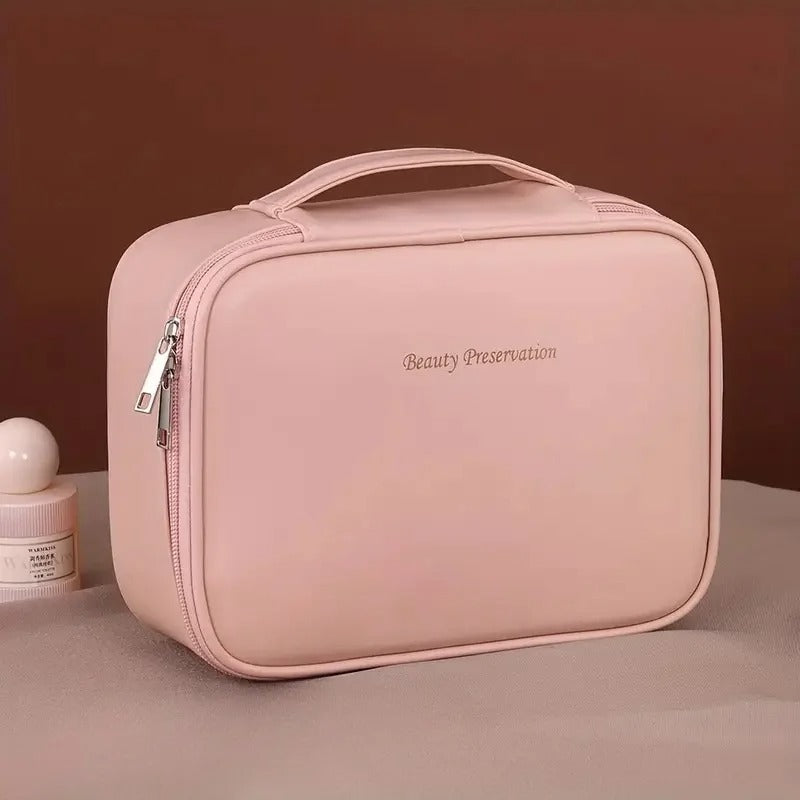Large Capacity Waterproof PU Cosmetic Bag